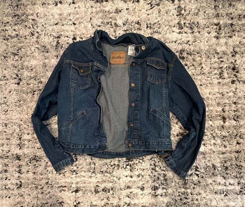 Levi Strauss Signature Denim Jacket Size XL 16/18 Blue Trucker